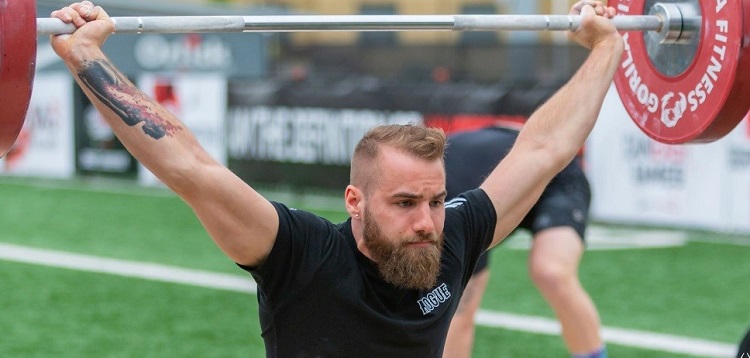 Mitch Friend competing at the 2019 CanEast Games (supplied)