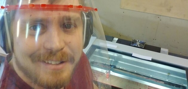Project update: face shields are now in production and available for free to frontline workers