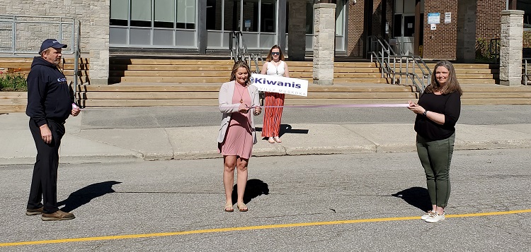 Kiwanis Club of Huntsville Muskoka ribbon cutting to launch two new high school scholarships (supplied)