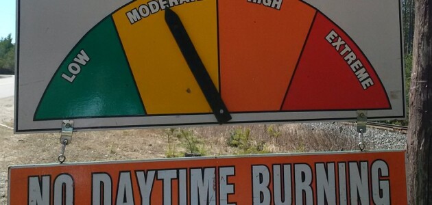 Fire danger rating reduced to moderate
