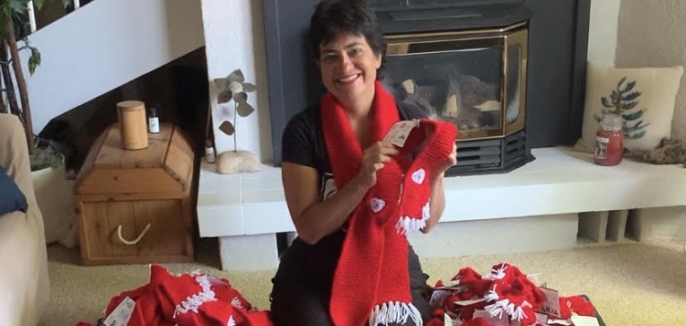 Wendy McRae began Red Scarf for Rescues to raise funds and awareness for local animal rescue groups (supplied)