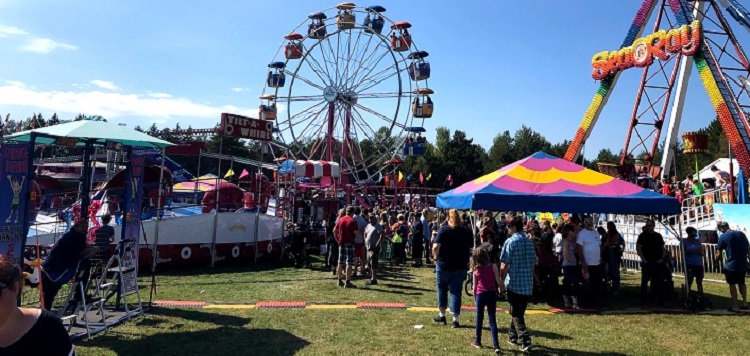 The midway at the Huntsville Fall Fair in 2019 (Doppler file photo)