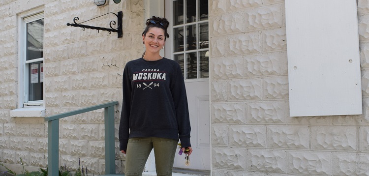 Shelby Behrens-Stevenson’s newest venture, Toke, will be located on Brunel Road next to the Mellow Moose (Mandi Hargrave)