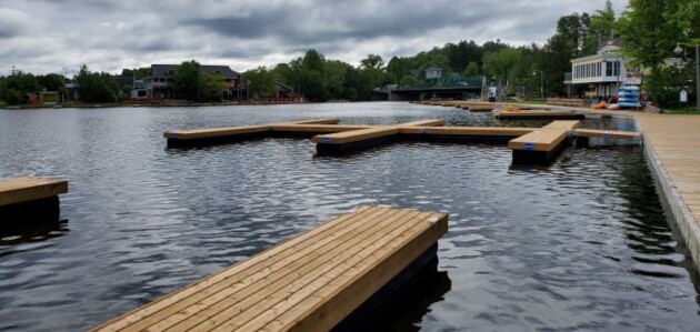 Pipefusion donates tens of thousands of dollars worth of docking facilities to the Town