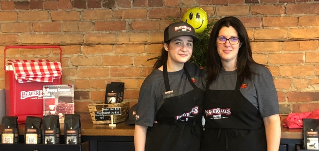 Michelle Hill (right), owner of the BeaverTails in Huntsville, with her daughter Lauren Hill (Sydney Allan)
