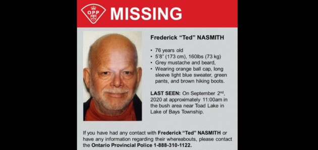 FOUND | OPP searching for missing male in Limberlost area