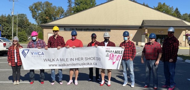 Community raises $15,500 for YWCA Muskoka despite cancellation of Walk a Mile in Her Shoes