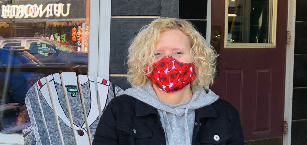 Poppy mask sales raise funds for Huntsville Legion