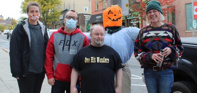 Scarecrows created by Community Living Huntsville add fall whimsy to Main Street