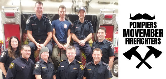 Firefighters’ Movember challenge supports men’s mental health