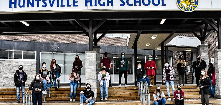 HHS Grade 12 photography students (Susanne Allen Spiers)