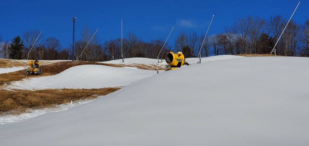HVHSA began making snow in November (supplied)