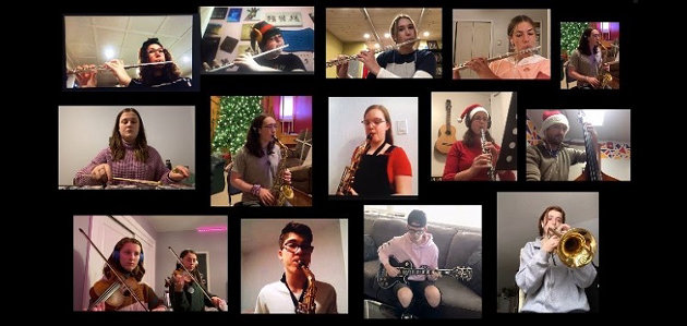 Making music during a pandemic: HHS band goes virtual