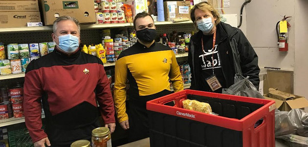 Local chapter of Star Trek fan association hosts food drive for The Table