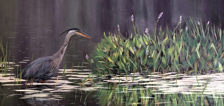 This painting by Wendie Donabie will be included in the Enliven art auction (supplied)