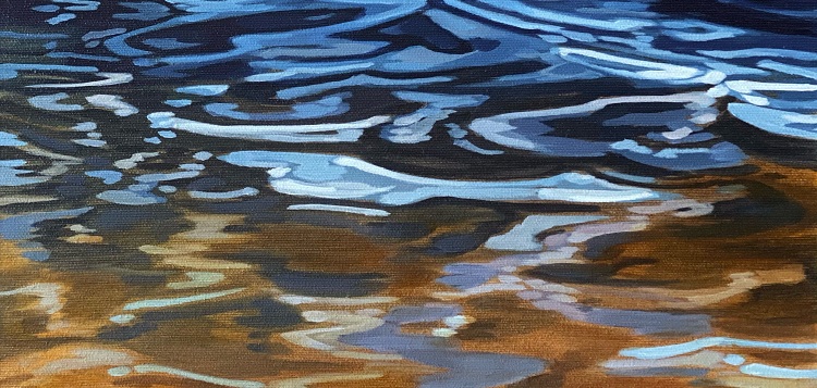 “Moving Along” by Meghan Irvine was one of the works auctioned in Enliven’s virtual art auction this year (supplied)