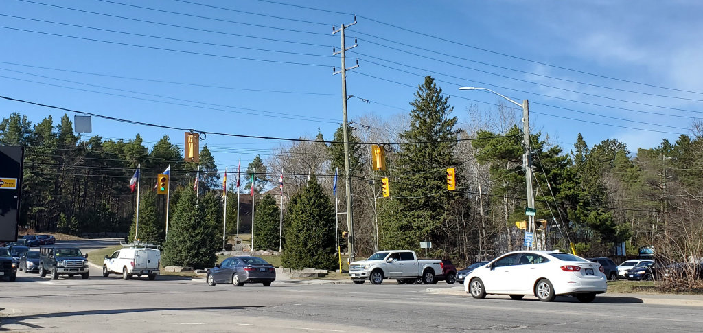 The traffic lights at Centre St and West Rd will be replaced on Apr. 8