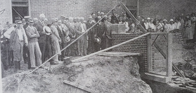 It’s Wayback Wednesday sponsored by Pharmasave: Laying the cornerstone at Town Hall