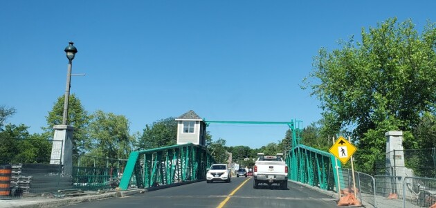 Swing bridge has reopened, Main Street construction continues