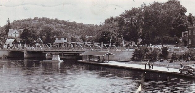 It’s Wayback Wednesday sponsored by Pharmasave: The swing bridge