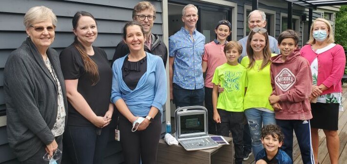 Gambrell family donates portable ultrasound machine