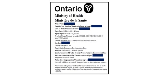 Ontario’s proof-of-vaccination requirements begin tomorrow