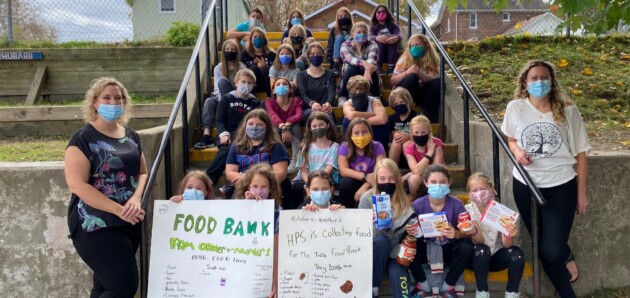 HPS Helpers launch food drive for The Table, challenge other schools to participate