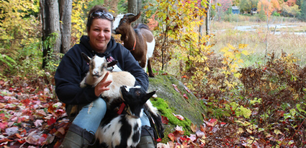 Need a break? Take a goat for a walk