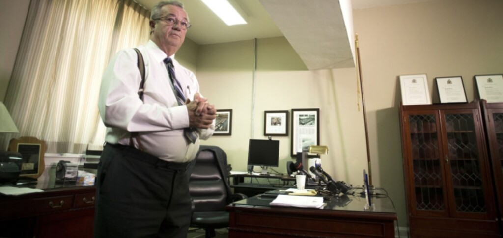 MPP Randy Hillier shortly after returning to the Ontario Legislature as an independent (THE CANADIAN PRESS/Chris Young)