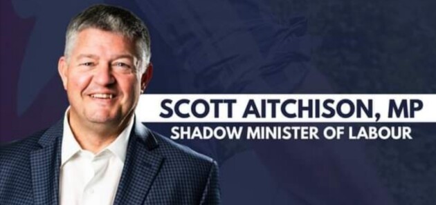 MP Aitchison named to Conservative shadow cabinet