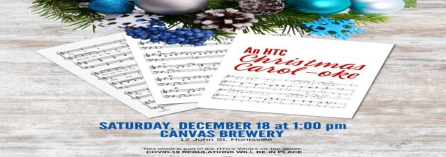 Huntsville Theatre Company presents An HTC Christmas Carol-oke at Canvas Brewery December 18
