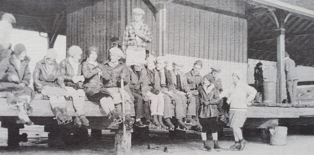 It’s Wayback Wednesday!: Skating at the old Station Wharf  | Sponsored by Jamie Lockwood, broker/owner of Sutton Group Muskoka Realty