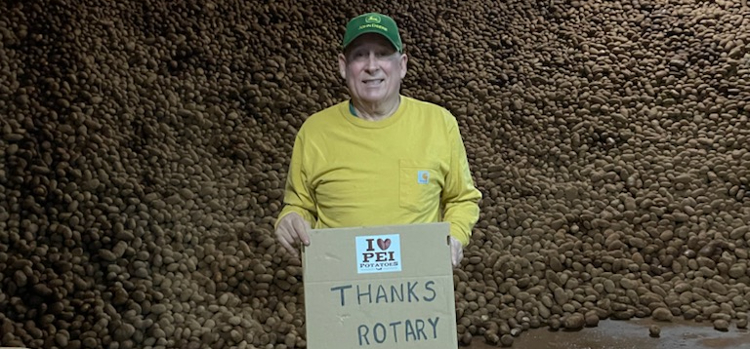 Like many PEI potato farmers, Rick Sanderson has an excess of stock thanks to an export ban (submitted)