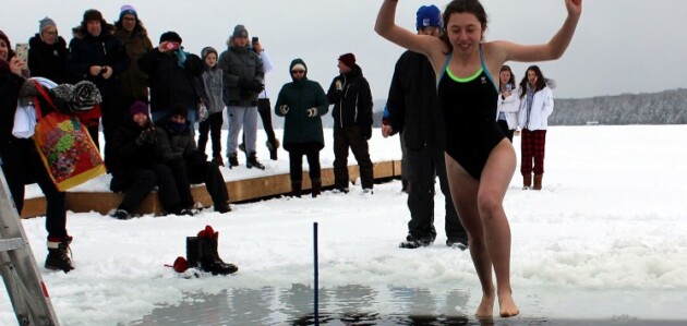 Challenge yourself this Family Day weekend: the Huntsville Polar Bear Dip is on!