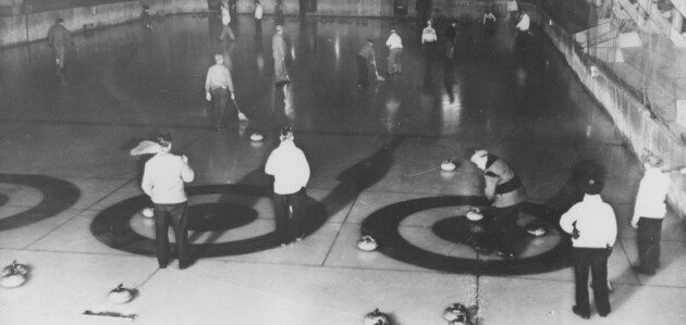 It’s Wayback Wednesday!: Curling at the old arena | Sponsored by Jamie Lockwood, broker/owner of Sutton Group Muskoka Realty