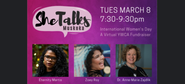 She Talks fundraiser returns virtually in support of YWCA Muskoka
