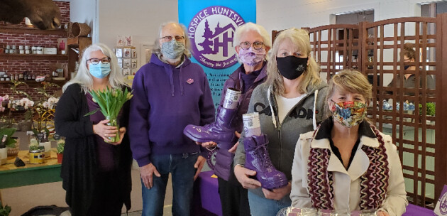 Hospice Huntsville kicks off annual purple boot campaign
