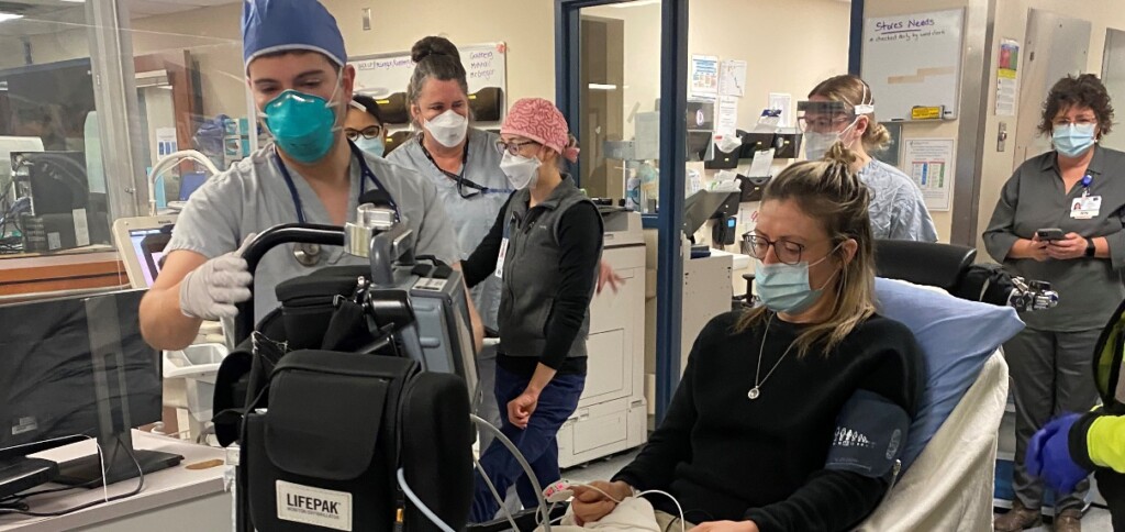 A mock stroke scenario at SMMH to practise EVT protocol (MAHC)