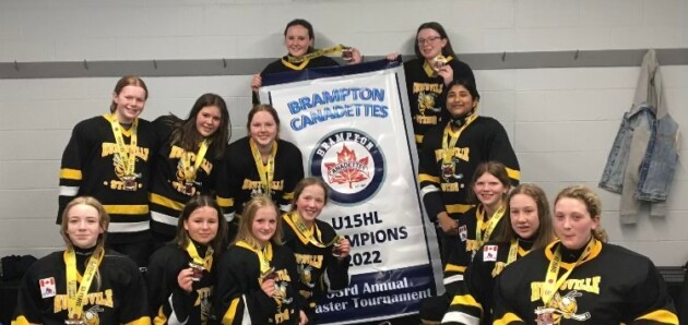 U15 Sting were champions at Brampton tournament