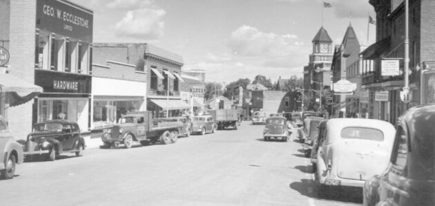 It’s Wayback Wednesday!: Main Street, 1944 | Sponsored by Jamie Lockwood, broker/owner of Sutton Group Muskoka Realty