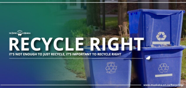 Single-stream recycling now in effect in Muskoka: do you know what you can recycle?