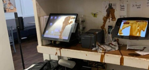 Two downtown Huntsville businesses recently vandalized