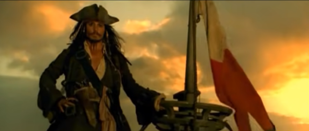 Free screening of Pirates of the Caribbean at Town docks tonight
