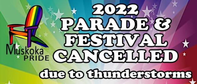 Muskoka Pride Parade & Festival cancelled due to weather