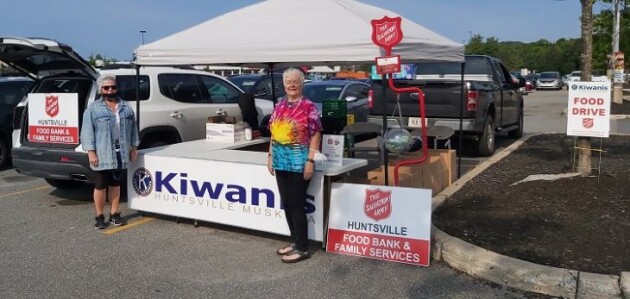 Kiwanis is back with Christmas in July in support of the Salvation Army food bank