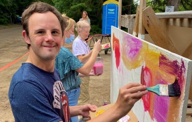 Sandhill Nursery art collaboration to support Community Living Huntsville