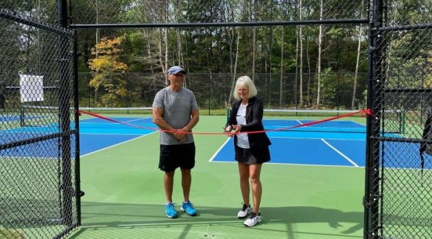 Pickleball enthusiasts celebrate new courts