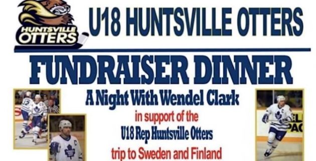 A night with Wendel Clark fundraiser dinner