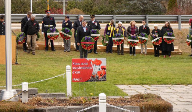 Remembrance Day ceremony this Friday at the Huntsville Cenotaph