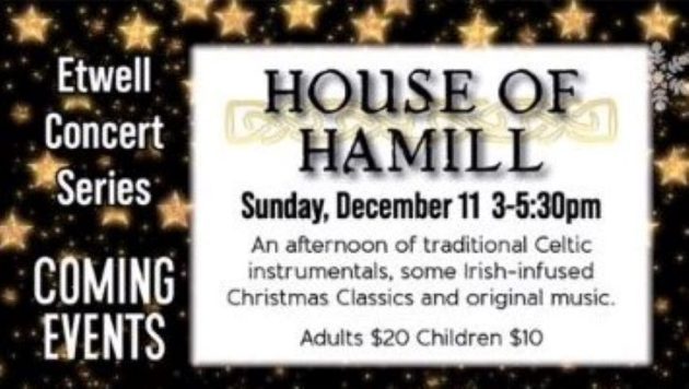 Etwell Concert Series steps out of the box with the House of Hamill trio